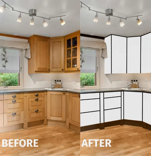 Custom PVC kitchen doors in Trinidad and Tobago